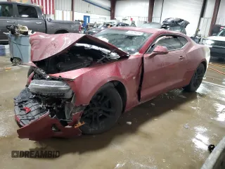2021 Chevrolet Camaro 1LT with VIN 1G1FB1RX2M0124389, listed as a Copart auction lot 87925025 with 0 mi miles and Salvage Title. Bid and sale history available at carsss.com. Image 1.