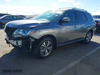 2017 Nissan Pathfinder SV with VIN 5N1DR2MNXHC638433, listed as a IAAI auction lot 41688692 with 85,972 mi miles. Bid and sale history available at carsss.com. Image 2.