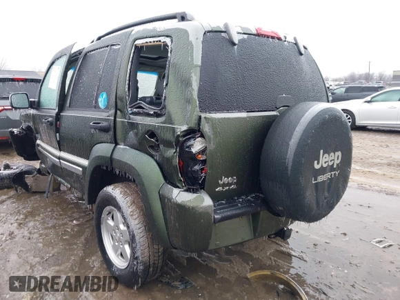 2006 Jeep Liberty Sport with VIN 1J4GL48K86W214625, listed as a IAAI auction lot 41496127 with 142,705 mi miles. Bid and sale history available at carsss.com. Image 3.