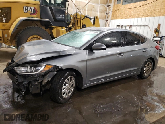 2018 Hyundai Elantra SE z VIN KMHD74LF9JU451423, wystawiony jako Copart lot #53644195 z przebiegiem 83 332 mil mil oraz Szkody całkowita. Historia ofert i sprzedaży dostępna na DreamBid. Obrazek 1.