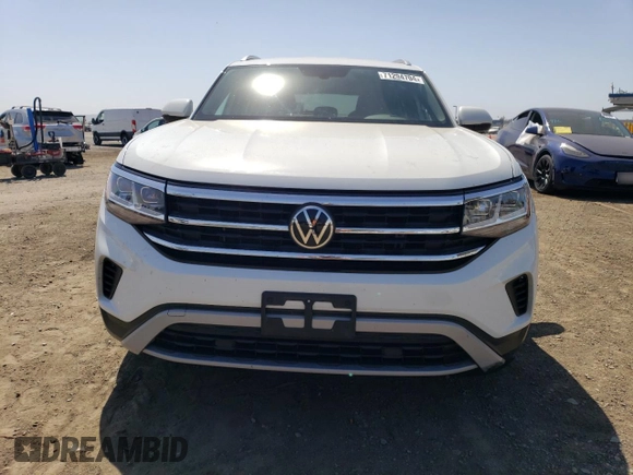 2021 Volkswagen Atlas S with VIN 1V2AC2CA5MC238103, listed as a Copart auction lot 71294704 with 35,543 mi miles and Salvage title. Bid and sale history available at DreamBid. Image 5.