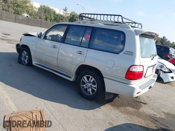 2003 Lexus LX with VIN JTJHT00W533530284, listed as a IAAI auction lot 40605506 with Not Provided miles. Bid and sale history available at carsss.com. Image 3.