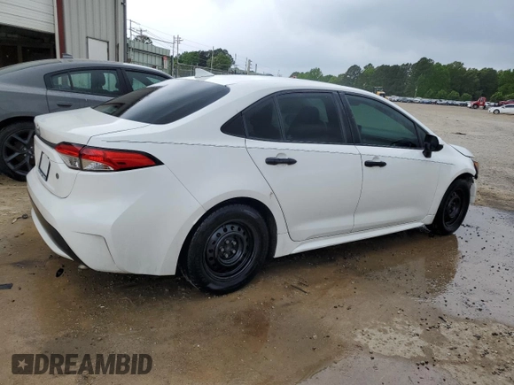 2020 Toyota Corolla L with VIN 5YFDPRAEXLP067632, listed as a Copart auction lot 52590175 with 113,042 mi miles and Clean Title. Bid and sale history available at DreamBid. Image 3.
