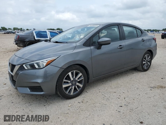 2020 Nissan Versa SV z VIN 3N1CN8EV3LL807818, wystawiony jako Copart lot #54895555 z przebiegiem 89 630 mil mil oraz Szkoda całkowita • Salvage title. Historia ofert i sprzedaży dostępna na DreamBid. Obrazek 1.