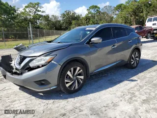 2018 Nissan Murano Platinum with VIN 5N1AZ2MH4JN169282, listed as a Copart auction lot 77607014 with 225,818 mi miles and Non Repairable. Bid and sale history available at carsss.com. Image 1.