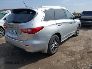 2015 Infiniti QX60 with VIN 5N1AL0MM8FC556374, listed as a IAAI auction lot 41931000 with 136,912 mi miles and . Bid and sale history available at DreamBid. Image 4.
