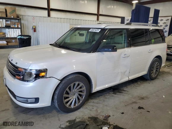 2014 Ford Flex SEL with VIN 2FMGK5C85EBD16079, listed as a Copart auction lot 46601625 with 172,964 mi miles and Salvage Title. Bid and sale history available at carsss.com. Image 1.