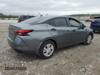 2024 Nissan Versa S with VIN 3N1CN8DV3RL902986, listed as a Copart auction lot 53788045 with 2,333 mi miles and Salvage title. Bid and sale history available at DreamBid. Image 3.