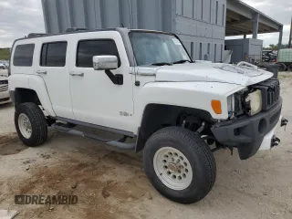 2006 Hummer H3 with VIN 5GTDN136968113134, listed as a Copart auction lot 81031014 with 144,386 mi miles and Salvage Title. Bid and sale history available at carsss.com. Image 4.