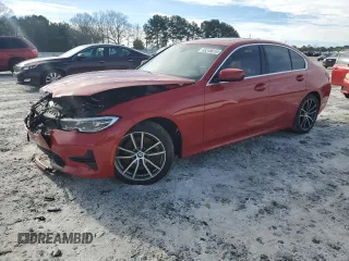 2020 BMW 3 Series 330i with VIN WBA5R1C06LFH33443, listed as a Copart auction lot 45518015 with 65,269 mi miles and Salvage Title. Bid and sale history available at carsss.com. Image 1.