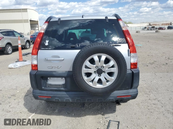 2005 Honda CR-V EX with VIN SHSRD788X5U310933, listed as a Copart auction lot 52030665 with 172,327 mi miles and Salvage Title. Bid and sale history available at DreamBid. Image 6.