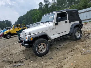 2000 Jeep Wrangler Sahara with VIN 1J4FA59SXYP760278, listed as a Copart auction lot 60402485 with 192,161 mi miles and Salvage title. Bid and sale history available at DreamBid. Image 1.