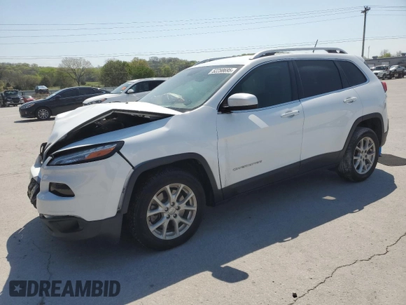 2018 Jeep Cherokee Latitude with VIN 1C4PJLCB6JD587468, listed as a Copart auction lot 52258695 with 136,466 mi miles and Salvage title. Bid and sale history available at DreamBid. Image 1.