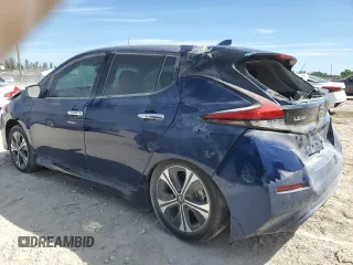 2021 Nissan LEAF SV Plus with VIN 1N4BZ1CV0MC556041, listed as a Copart auction lot 47408545 with 25,052 mi miles and Salvage title. Bid and sale history available at DreamBid. Image 2.