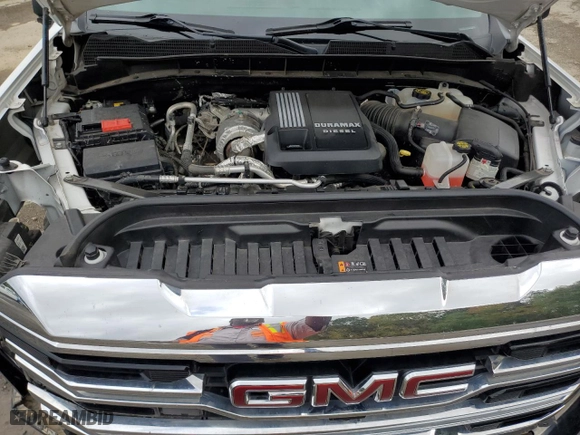 2022 GMC Sierra 1500 SLT with VIN 3GTUUDET3NG648029, listed as a Copart auction lot 79258414 with 0 mi miles and Salvage Title. Bid and sale history available at carsss.com. Image 11.