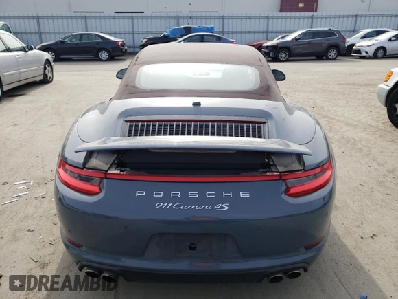 2017 Porsche 911 Carrera S with VIN WP0CB2A95HS154753, listed as a Copart auction lot 42679694 with 87,573 mi miles. Bid and sale history available at carsss.com. Image 6.