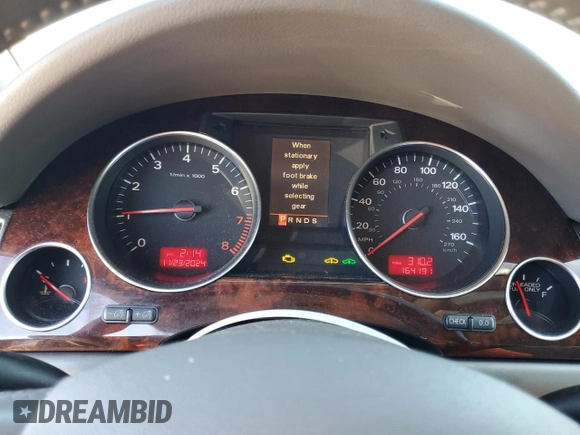 2006 Audi A8 4.2L z VIN WAUML44E36N004431, wystawiony jako Copart lot #81116244 z przebiegiem 164 191 mil mil oraz Nie do naprawy • Non repairable. Historia ofert i sprzedaży dostępna na DreamBid. Obrazek 9.