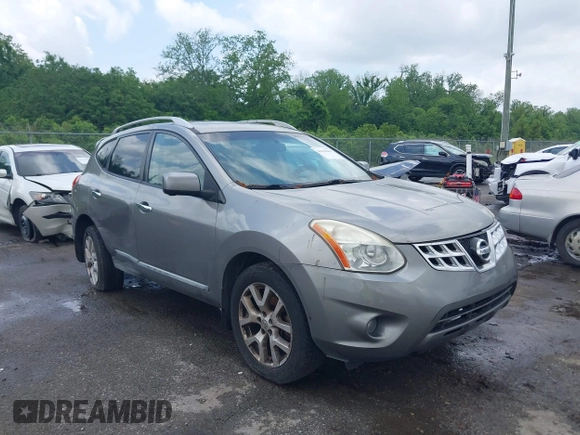 2013 Nissan Rogue S with VIN JN8AS5MT6DW025721, listed as a IAAI auction lot 42116961 with 178,657 mi miles and . Bid and sale history available at carsss.com. Image 1.
