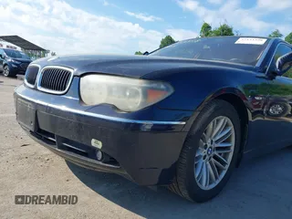 2005 BMW 7 Series 745Li with VIN WBAGN63515DS58163, listed as a IAAI auction lot 42133398 with 108,877 mi miles and . Bid and sale history available at DreamBid. Image 6.
