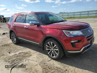 2019 Ford Explorer Platinum z VIN 1FM5K8HT6KGA95344, wystawiony jako Copart lot #55697795 z przebiegiem 64 948 mil mil oraz Czysty tytuł • Clean title. Historia ofert i sprzedaży dostępna na DreamBid. Obrazek 4.