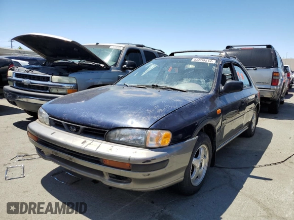1996 Subaru Impreza Outback with VIN JF1GF4851TG811571, listed as a Copart auction lot 65650514 with 248,315 mi miles and Salvage title. Bid and sale history available at DreamBid. Image 1.