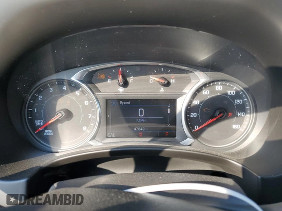 2020 GMC Terrain SLE with VIN 3GKALMEV7LL294905, listed as a Copart auction lot 43029265 with 47,843 mi miles and Salvage Title. Bid and sale history available at DreamBid. Image 9.