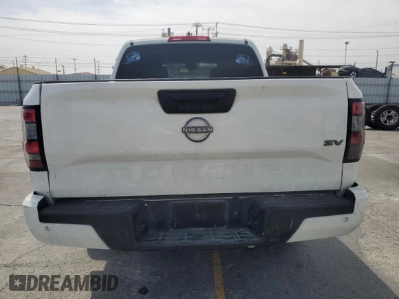 2022 Nissan Frontier SV with VIN 1N6ED1EJ2NN646598, listed as a Copart auction lot 58439325 with 56,882 mi miles and Salvage title. Bid and sale history available at DreamBid. Image 6.