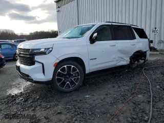 2022 Chevrolet Tahoe RST with VIN 1GNSKRKL0NR294654, listed as a Copart auction lot 82858864 with 74,410 mi miles and Salvage Title. Bid and sale history available at carsss.com. Image 1.