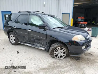 2006 Acura MDX Touring w/Navi with VIN 2HNYD18816H539524, listed as a Copart auction lot 66068274 with 132,193 mi miles and Salvage Title. Bid and sale history available at carsss.com. Image 4.