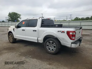 2022 Ford F-150 XL with VIN 1FTFW1E58NKD55917, listed as a Copart auction lot 54218595 with 64,488 mi miles and Salvage title. Bid and sale history available at DreamBid. Image 2.
