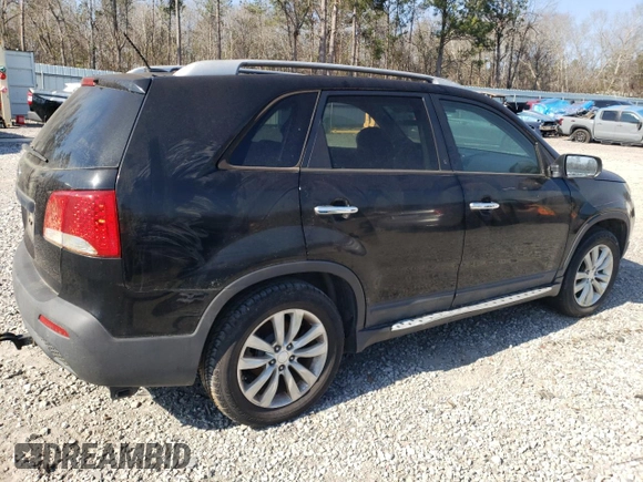 2011 Kia Sorento LX with VIN 5XYKT4A22BG164712, listed as a Copart auction lot 46077795 with 206,820 mi miles and Clean Title. Bid and sale history available at DreamBid. Image 3.
