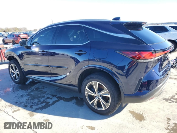 2024 Lexus RX with VIN 2T2BAMCA8RC067526, listed as a Copart auction lot 87695555 with 7,858 mi miles and Salvage Title. Bid and sale history available at carsss.com. Image 2.