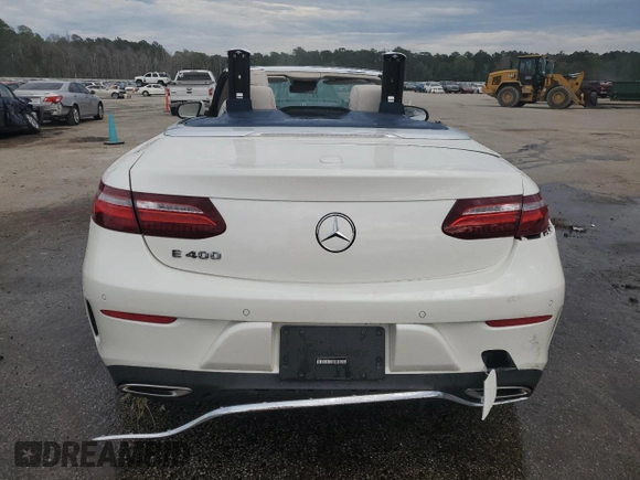 2018 Mercedes-Benz E-Class E 400 with VIN WDD1K6FB4JF051337, listed as a Copart auction lot 73521454 with 58,891 mi miles and Salvage Title. Bid and sale history available at carsss.com. Image 6.
