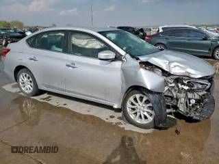 2019 Nissan Sentra S with VIN 3N1AB7AP6KY356483, listed as a Copart auction lot 50626135 with 48,195 mi miles and Salvage Title. Bid and sale history available at carsss.com. Image 4.