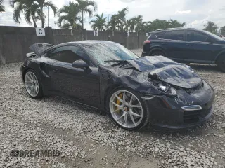 2015 Porsche 911 Turbo S z VIN WP0AD2A94FS166536, wystawiony jako Copart lot #71944844 z przebiegiem 9 222 mil mil oraz Szkoda całkowita • Salvage title. Historia ofert i sprzedaży dostępna na DreamBid. Obrazek 4.