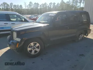 2012 Jeep Liberty Sport with VIN 1C4PJLAK4CW110404, listed as a Copart auction lot 47061095 with 216,103 mi miles and Salvage Title. Bid and sale history available at carsss.com. Image 1.