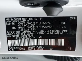2024 Toyota 4Runner TRD Off Road with VIN JTERU5JR7R6270449, listed as a Copart auction lot 44336755 with 12,599 mi miles and Salvage Title. Bid and sale history available at carsss.com. Image 12.