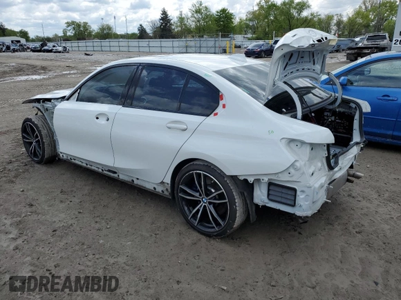 2020 BMW 3 Series M340i xDrive with VIN WBA5U9C01LA380102, listed as a Copart auction lot 50510943 with 42,942 mi miles and . Bid and sale history available at DreamBid. Image 2.