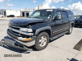 2001 Chevrolet Suburban LS with VIN 3GNEC16T01G227827, listed as a Copart auction lot 72776434 with 0 mi miles and Salvage Title. Bid and sale history available at carsss.com. Image 1.