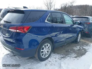 2023 Chevrolet Equinox LT with VIN 3GNAXUEG0PS147569, listed as a IAAI auction lot 41611473 with 21,837 mi miles. Bid and sale history available at carsss.com. Image 4.