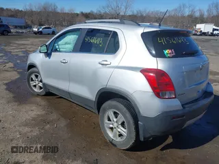 2015 Chevrolet Trax LT with VIN 3GNCJRSB8FL255740, listed as a IAAI auction lot 41561643 with 144,671 mi miles. Bid and sale history available at carsss.com. Image 3.