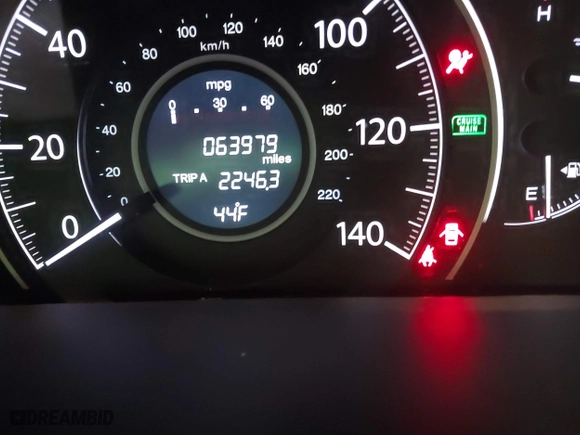 2016 Honda CR-V EX-L with VIN 2HKRM4H78GH710555, listed as a IAAI auction lot 40891476 with 63,979 mi miles. Bid and sale history available at carsss.com. Image 15.