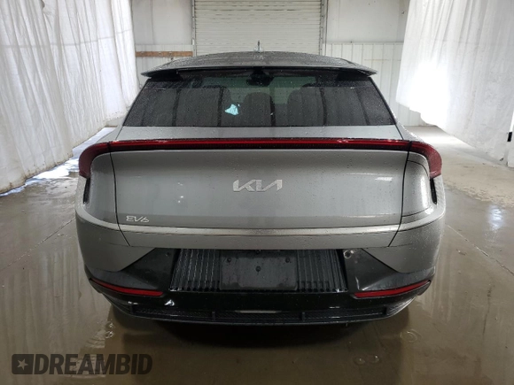 2023 Kia EV6 Wind with VIN KNDC34LA3P5606275, listed as a Copart auction lot 77809274 with 21,714 mi miles and Clean Title. Bid and sale history available at carsss.com. Image 6.