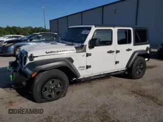 2018 Jeep Wrangler Unlimited Sport with VIN 1C4HJXDG6JW258652, listed as a Copart auction lot 51734615 with 70,388 mi miles and Salvage title. Bid and sale history available at DreamBid. Image 1.
