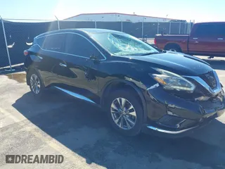 2018 Nissan Murano Platinum with VIN 5N1AZ2MG1JN149188, listed as a IAAI auction lot 41757053 with 144,221 mi miles. Bid and sale history available at carsss.com. Image 1.