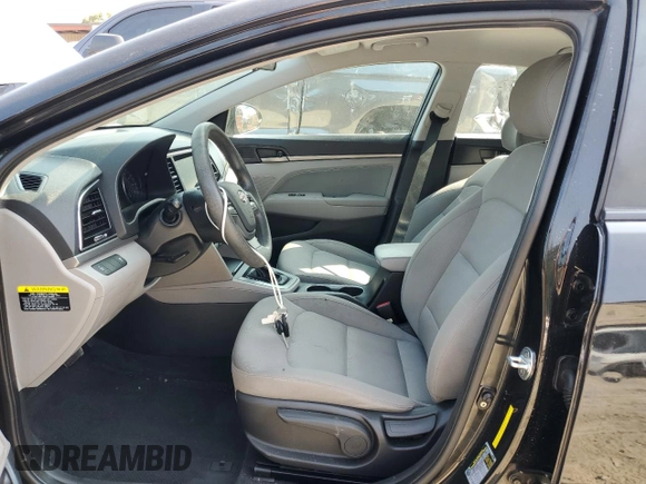 2017 Hyundai Elantra SE with VIN KMHD84LF0HU433030, listed as a Copart auction lot 59185345 with 77,776 mi miles and Salvage title. Bid and sale history available at DreamBid. Image 7.