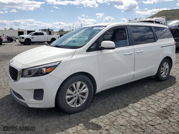 2016 Kia Sedona LX with VIN KNDMB5C18G6151589, listed as a Copart auction lot 51330815 with 178,979 mi miles and Clean Title. Bid and sale history available at carsss.com. Image 1.