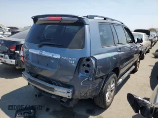 2006 Toyota Highlander Hybrid with VIN JTEEW21A960029945, listed as a Copart auction lot 62563614 with 180,196 mi miles and Salvage Title. Bid and sale history available at carsss.com. Image 3.