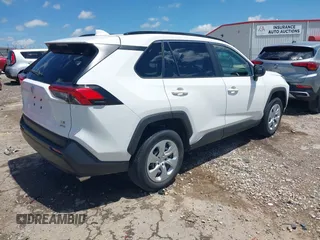 2019 Toyota RAV4 LE with VIN JTMF1RFV4KJ011269, listed as a IAAI auction lot 42546070 with 25,815 mi miles and . Bid and sale history available at DreamBid. Image 4.