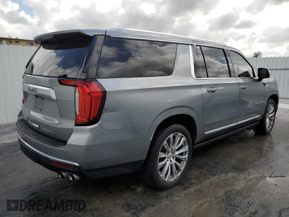 2023 GMC Yukon XL Denali with VIN 1GKS1JKL4PR349627, listed as a Copart auction lot 51690095 with 57,393 mi miles and Clean Title. Bid and sale history available at carsss.com. Image 3.